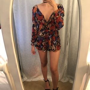 Band of Gypsies floral boho romper